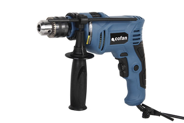 Cofan – Taladro de Impacto 600W | Taladro Eléctrico 230V con Portabrocas 13 mm | Para Madera, Hormigón y Acero